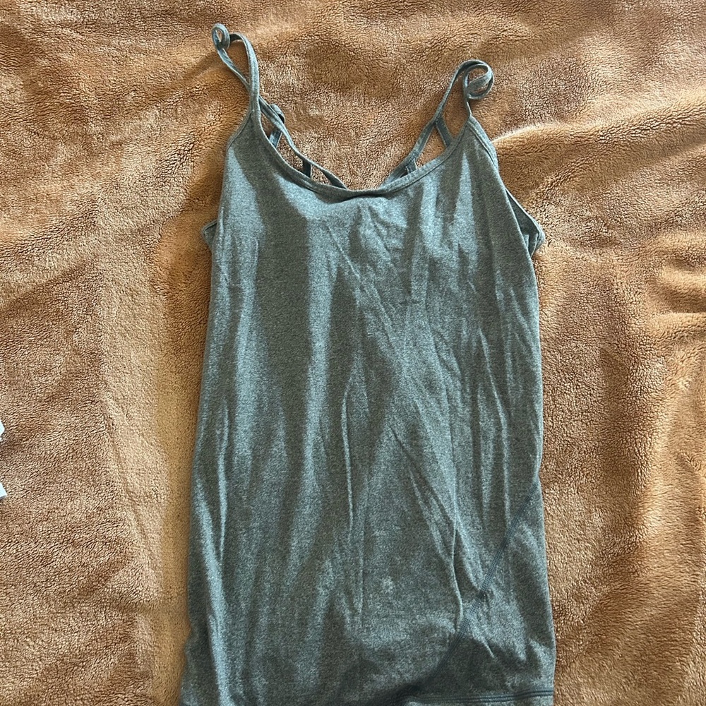 Women's strappy athleisure tank